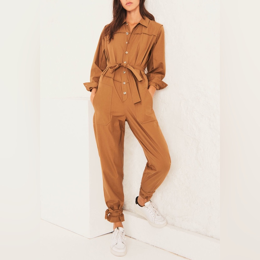 ba&sh Chris Jumpsuit - brand new with tags, never worn- size 3 - 100% cotton